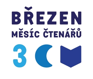 Březen – měsíc čtenářů (logo)