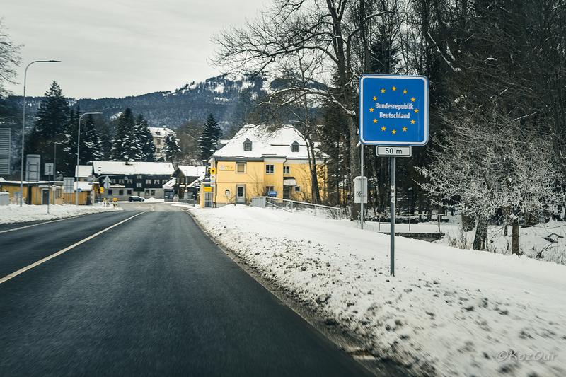 Příjezd do Německa Příjezd do Německa