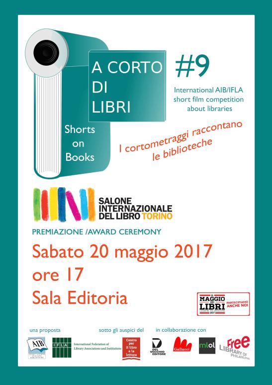 Plakát A Corto di Libri (zdroj: web soutěže A Corto di Libri, získáno 29. 6. 2017)