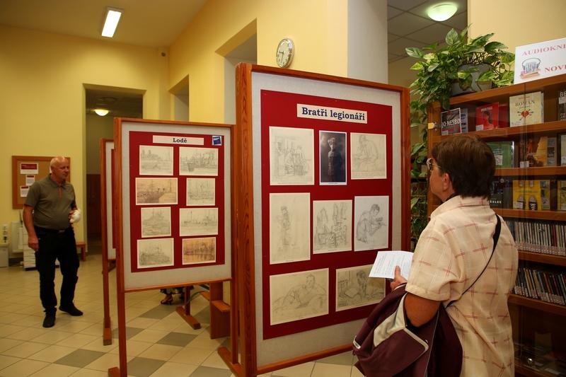 Výstava Legionářská anabáze v kresbách vyškovského rodáka Josefa Kachlíka