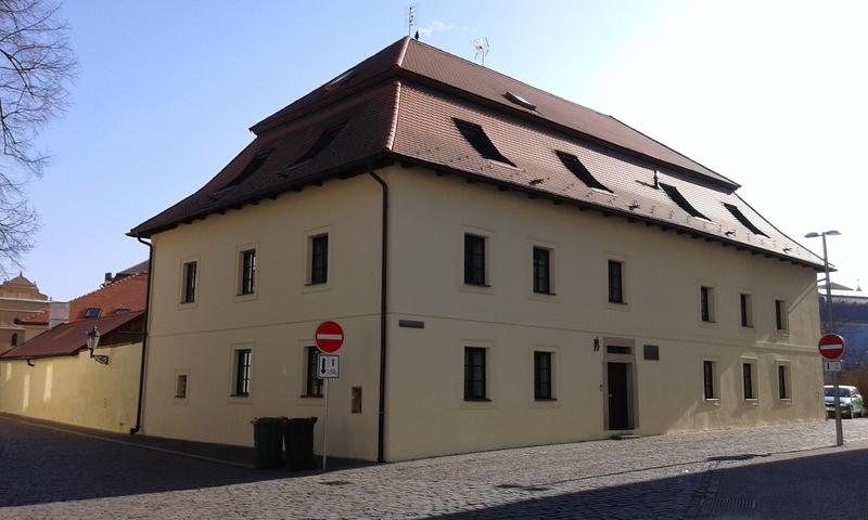 Místo původní tiskárny v Mladé Boleslavi, dům č. 77 Na Karmeli (foto: Přemysl Siřínek)