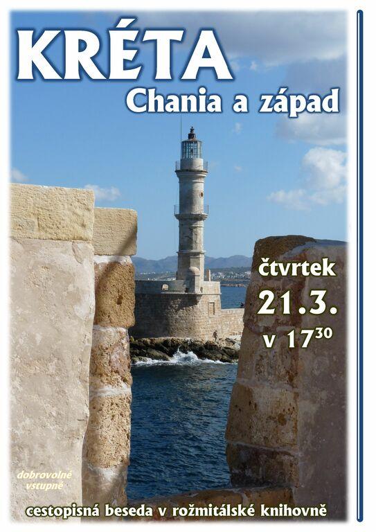 Pozvánka na cestopisnou besedu o Krétě