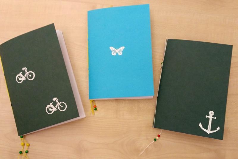 Ručně šitý sešit (červen 2017) Ručně šitý sešit (červen 2017)