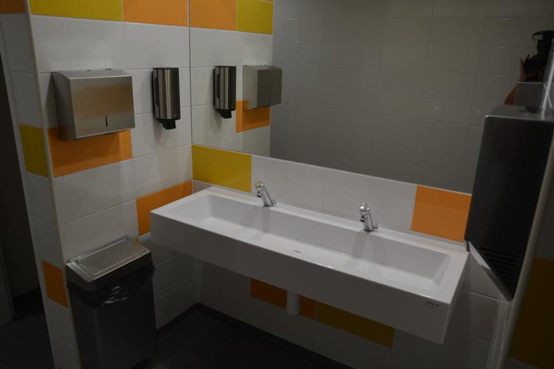 Toalety po rekonstrukci