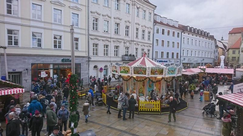 Vánoční trh na Neupfarrplatz