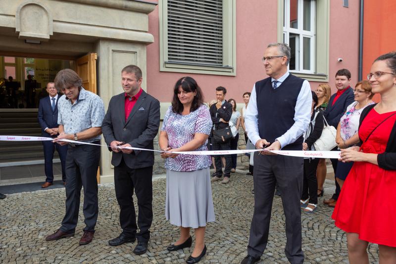 Ze slavnostního otevření šumperské knihovny