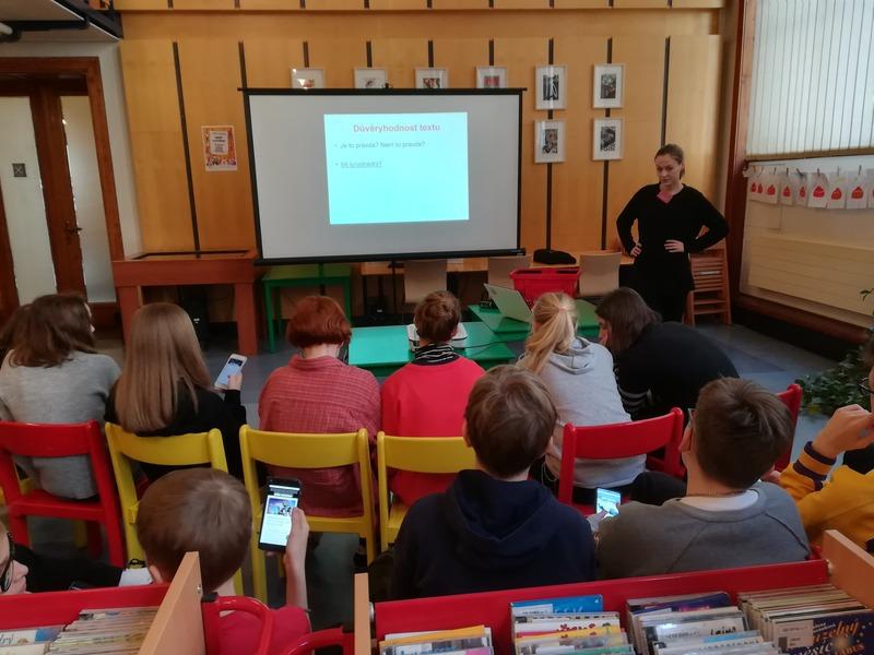 Workshop v Ústřední knihovně MKP, leden 2020 (foto: Dita Lánská, MKP)