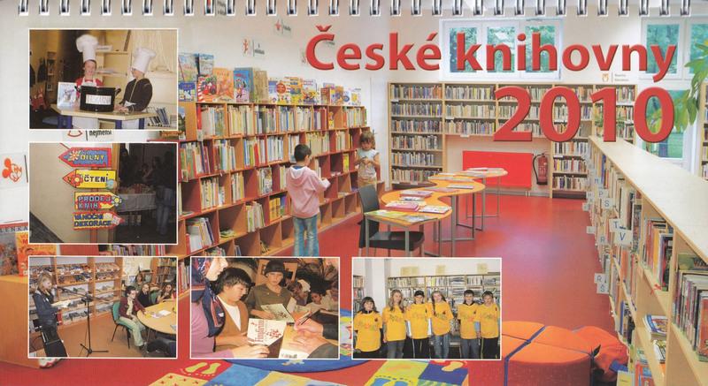 České knihovny 2010 (autor obálky není uveden, grafické zpracování Helis, s.r.o.)