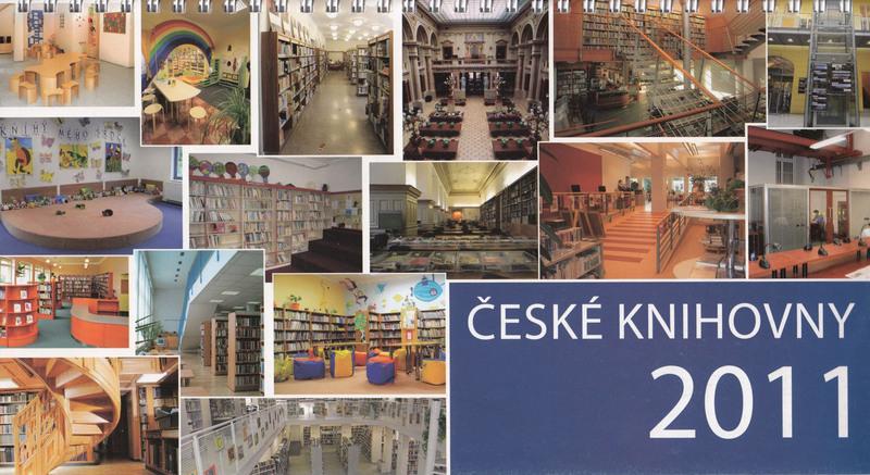 České knihovny 2011 (autor obálky není uveden, grafické zpracování Helis, s.r.o.)