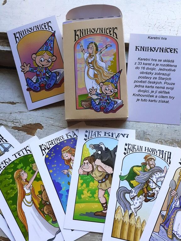 Karetní hra Knihovníček (zdroj: Městská knihovna Prachatice) Karetní hra Knihovníček (zdroj: Městská knihovna Prachatice)