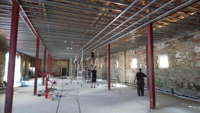 Průběh prací při rekonstrukci Průběh prací při rekonstrukci