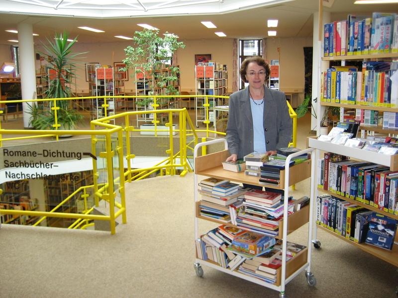 Notburga Schreiner v Okresní knihovně ve Freyungu