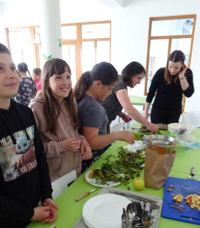 Třídění a čištění bylin Třídění a čištění bylin