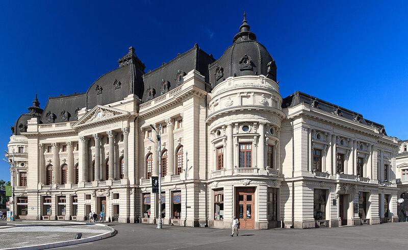 Ústřední univerzitní knihovna Karla I. v Bukurešti (foto: Alexandru Ene, CC BY-SA 3.0 ro)